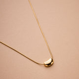 Gold Bold Drop Necklace