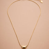 Gold Bold Drop Necklace