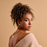 Large Gold Geometric Ear Jackets