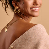 Large Gold Geometric Ear Jackets