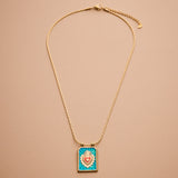 Gold Sacred Heart Necklace