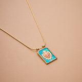 Gold Sacred Heart Necklace