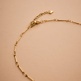 Gold Heart Link Necklace