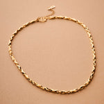 Gold Twist Chain Choker