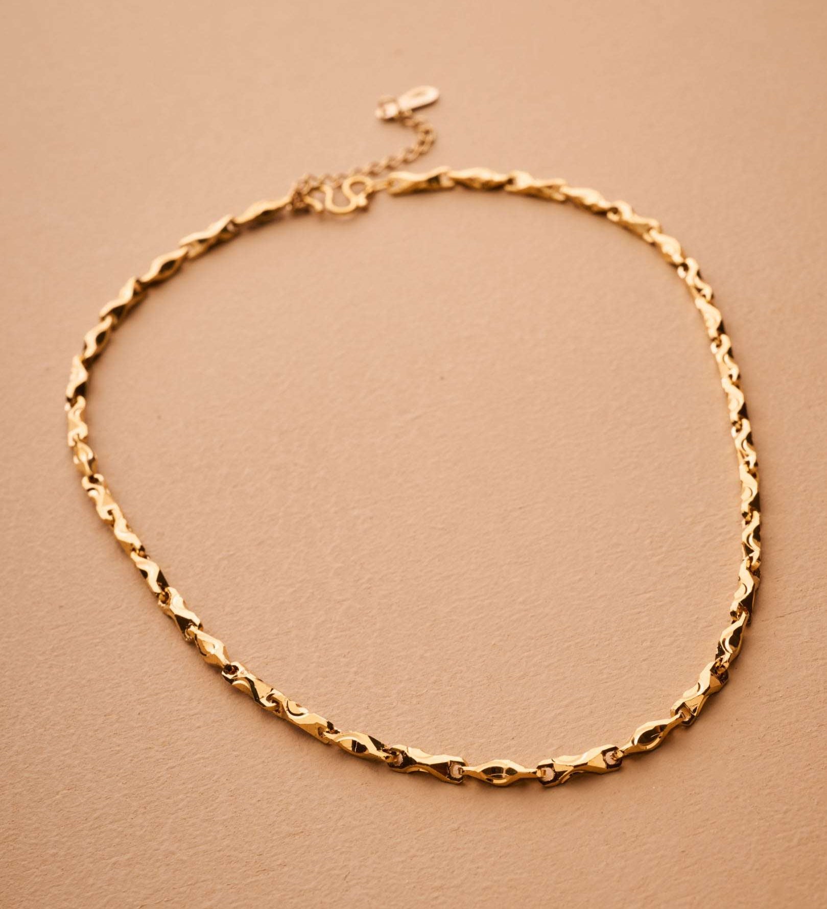 Gold Twist Chain Choker