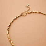 Gold Twist Chain Choker