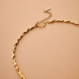 Gold Twist Chain Choker