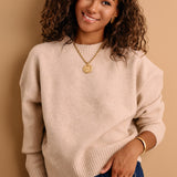 Gold Athena Goddess Necklace with Stainless Steel Rope Chain