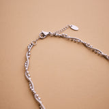 Silver Twine Chain Necklace
