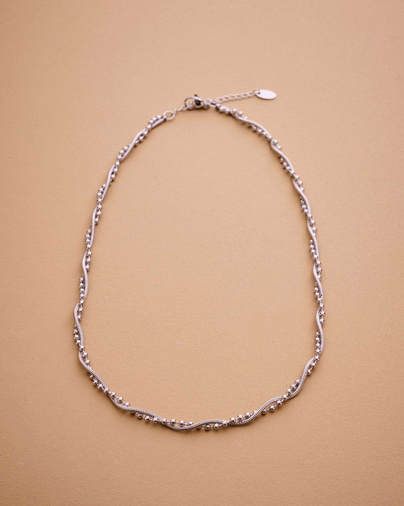 Silver Twine Chain Necklace