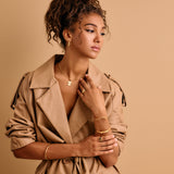 Gold Bold Angular-Shaped Cuff