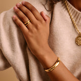 Gold Soft Dome Ring