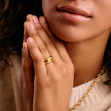 Gold Soft Dome Ring