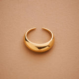 Gold Soft Dome Ring