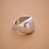 Silver Bold/Floral Dome Ring