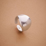 Silver Bold/Floral Dome Ring