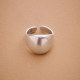 Silver Bold/Floral Dome Ring