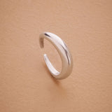 Silver Thin Soft Curve Ring