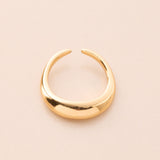 Gold Thin Soft Curve Ring