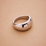 Large Silver Dome Ring