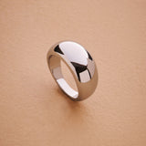 Large Silver Dome Ring