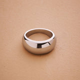 Large Silver Dome Ring