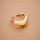 Gold Soft Curve Ring