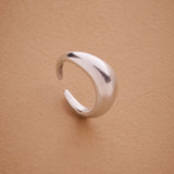 Silver Soft Curve Ring