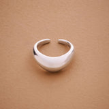 Silver Soft Curve Ring
