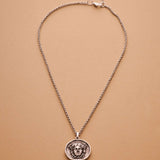 SIlver Medusa Necklace