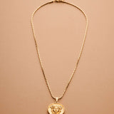 Gold Medusa Necklace