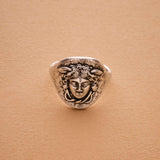 Silver Medusa Ring