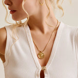 Gold Medusa Necklace