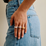 Silver Soft Curve Ring