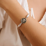 Silver Medusa Cuff Bracelet