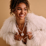 Athena Goddess T-Clasp Necklace