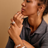 Big Silver Sade Bold Cuff