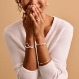 Silver Bold Irregular Shape Cuff