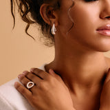 Silver Hollow Round Ring