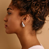 Silver Bold Earrings