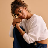 Gold Elastic Snake Chain Bracelet